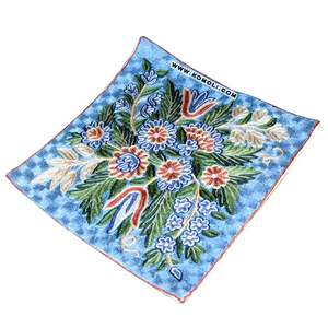 Flowerden-funda de cojín con bordado a mano, tamaño grande, 16 pulgadas - Product Image 1