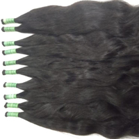 Cheveux humains vierges indiens en vrac, Remy, lisses naturels, qualité supérieure 6A-10A, VENTE FLASH