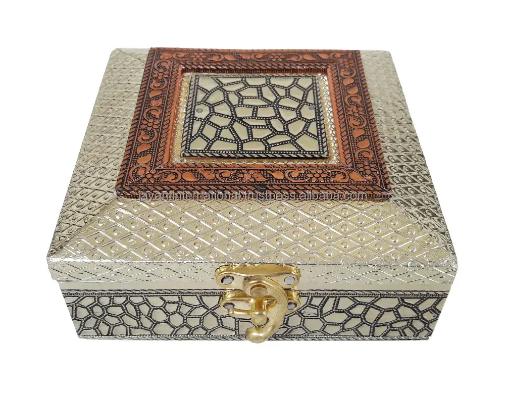 Hoa Cổ Được Thiết Kế Bằng Gỗ Handmade Wedding Box/Ấn Độ Hộp Quà Tặng/Siêu Chất Lượng Hộp Đám Cưới Trong Giá Tốt