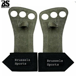 Brussels Wholesale Premium Weight Lifting Wrist Straps for Maximum <b>Grip</b> Support Deadlift Gloves Cowhide <b>Hand</b> <b>Grip</b> Pads - Product Image 4