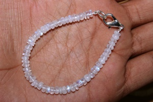 สร้อยข้อเท้าพลอยสีรุ้งประกายเพชรธรรมชาติแท้สีฟ้าประกายรุ้งประดับอัญมณี92.s กำไลข้อมือเงินสเตอร์ลิง - Product Image 5