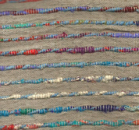 Tissu en lin 100% biologique, épais, toucher doux, motif tissé à lignes blanches, teint en fil, écoresponsable, pour literie et chemises