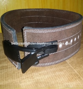 Cacher de vache en cuir ceinture de dynamophilie Gym haltérophilie levier boucle Fitness exercice équipement de musculation - Product Image 2