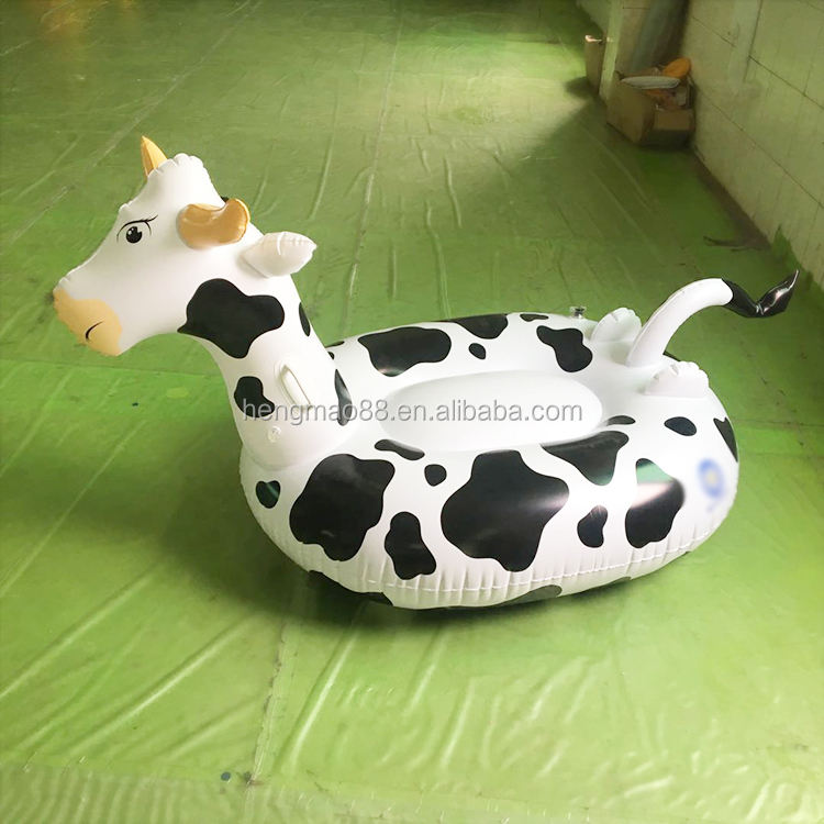 Giant Inflatable Pool Float Cow Toys Fun Relaxation