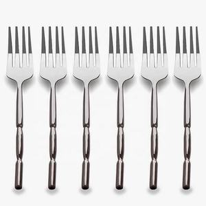 High Quality Modern Bulk Stainless Steel Silverware Stainless Steel Spoon Cut Handle Stainless Steel Dinner <b>Fork</b> - Product Image 2