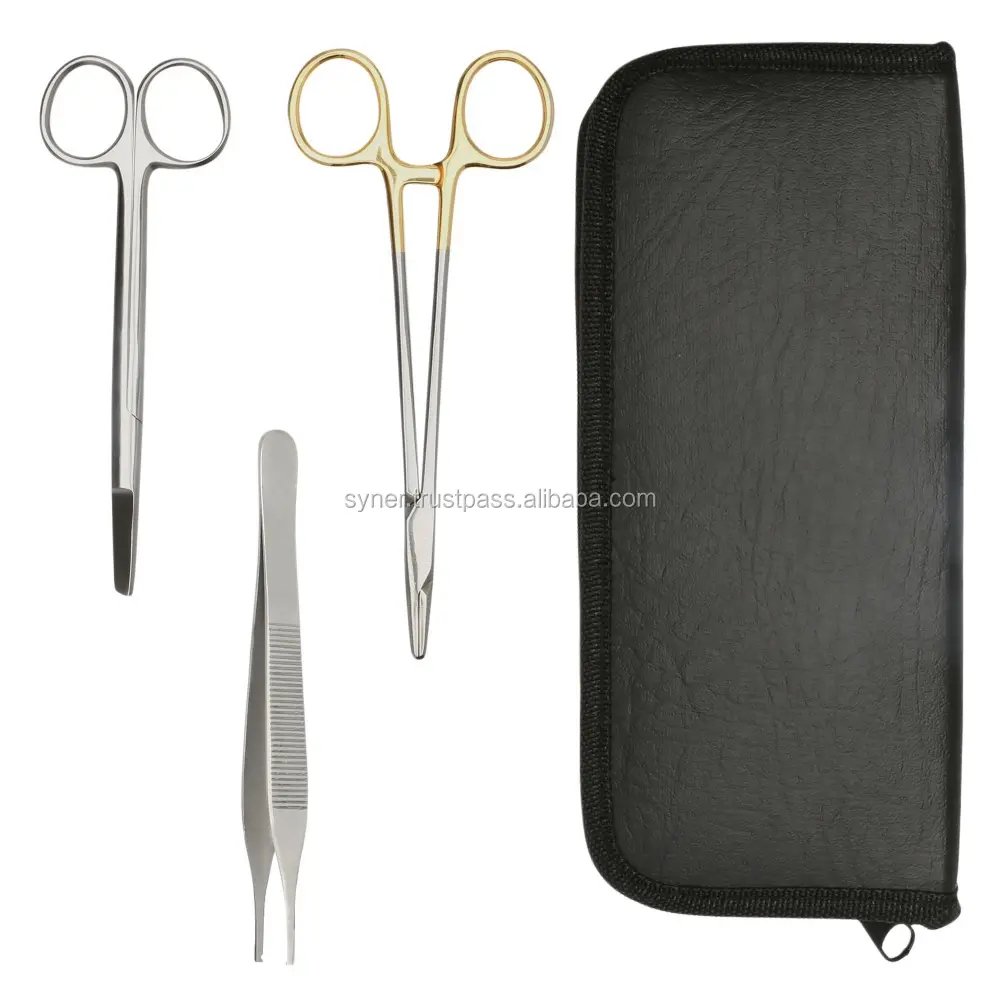 Kit de Suture luxueux pour infirmières, kit de pratique et d'entraînement pour les médecins, les dentiste et les infirmières, utilisé pour pratiquer le Dluxe