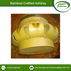 Meilleure qualité Offre Spéciale moderne personnalisé naturel/chocolat rond/octogone portable bambou fabriqué cendrier pour usage domestique - Product Image 3