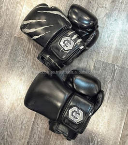 Gants de boxe en cuir PU pour hommes, équipement de combat professionnel, fournisseur OEM du brésil, - Product Image 1