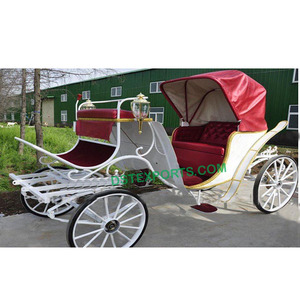 Voiture tirée par un cheval de mariage de style victorien populaire Buggy de mariage dessiné par un cheval royal, Buggy de style victorien de mariage indien - Product Image 1