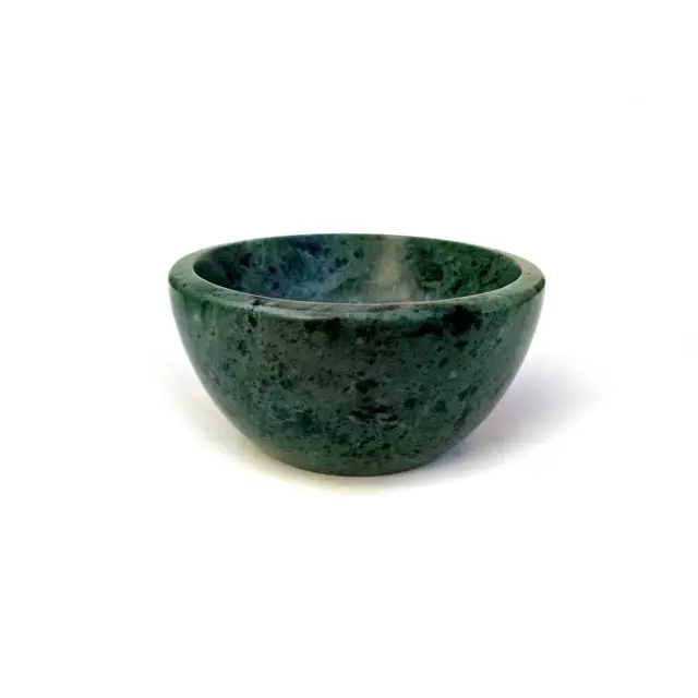 Baroda Green Pot marmer dan mangkuk untuk meja atas cukur buah noda Pot mangkuk serbaguna mangkuk Sage dupa Resin Burner