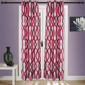 Rideaux de luxe en coton indien, multicolores, 2 pièces, pour le salon, nouvelle collection - Product Image 2