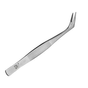 Pinzas Profesionales de Acero Inoxidable con Puntas Curvas Anguladas para Extensiones de Pestañas, Herramientas de Belleza 2026, Venta al Por Mayor, OEM ODM - Product Image 2
