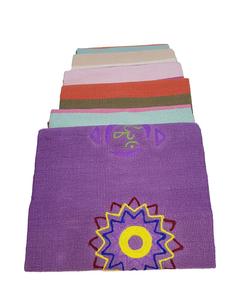 Indian-Made 100% Cotton Woven Anti-slip Yoga Rug Premium <b>Fitness</b> Exercise <b>Mats</b> 200x70 cm for Enthusiasts - Product Image 1