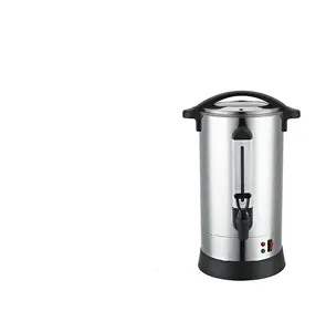 Ketel Air Elektrik Stainless Steel, Ketel Air Lapisan Ganda Portabel Penggunaan Di Rumah, Baja Tahan Karat, 6L