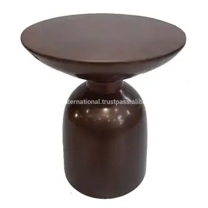 Novo Design Metal Brown extravagante brilhante fezes Para Home Decor Alta Qualidade E Melhor Fabricante Side Stool Alumínio Metal bar fezes