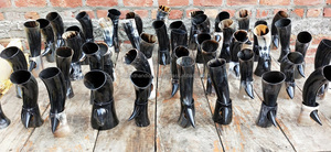 Corne à boire style VIKING, 1 pièce, de meilleure qualité, avec support corne - Product Image 3