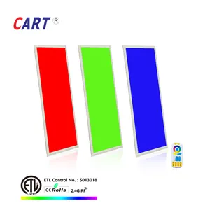 Panel Lampu Led Rgb 24 Inci Persegi, Panel Led Hemat Energi Rgbw 40W / 50W 60X60 Cm Ra90