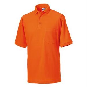 Chemise haute visibilité personnalisée/Polo réfléchissant respirant 100% coton unisexe avec poche avant - Product Image 6