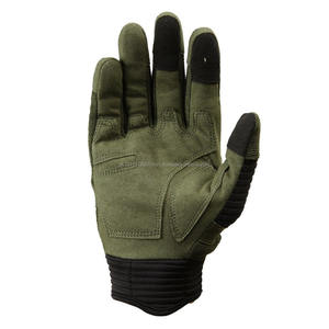 ถุงมือยุทธวิธี,ถุงมือยุทธวิธีสำหรับงานหนักมีหน้าจอสัมผัสแบบอัดแน่นสีดำ - Product Image 6