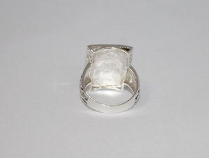 925 bague en pierres précieuses en argent sterling massif marcassite bijoux d'anniversaire de mariage classiques faits à la main avec certificat IGI pour les fêtes - Product Image 4