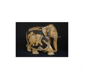 Venta al por mayor Talla en Madera de Escultura de Elefante-A - Product Image 1