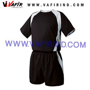 2025 temporada nuevo estilo sin logotipo negro verde uniforme de fútbol personalizado barato Conjunto de camiseta de fútbol - Product Image 2