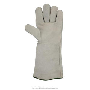 Guantes de Soldadura de Piel de Vacuno de 16 Pulgadas (35 cm) con Forro de Algodón - Product Image 4