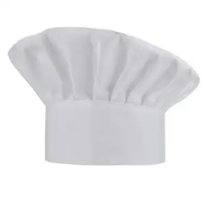 Wholesale Poly Cotton Kitchen Cook Caps White Chef Hat - Uniform