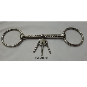 บิตม้าสแตนเลสคุณภาพพรีเมี่ยมพร้อมแหวนหลวมอุปกรณ์ม้า - Product Image 6