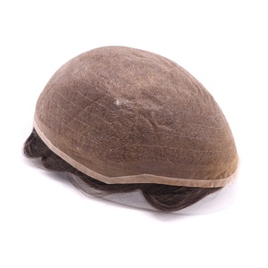 ICON-Sistema de peluquín humano <span class=keywords><strong>para</strong></span> hombre, venta al por mayor, peluca de encaje mono soldada, sistema de cabello de línea de pelo invisible <span class=keywords><strong>para</strong></span> hombre - Product Image 1