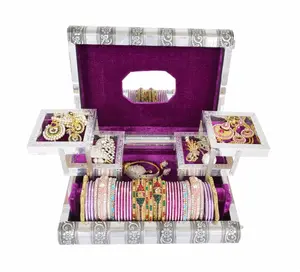 Antique Elephant Designed <b>Wooden</b> Handmade PREMIUM Jewelry <b>Box</b> | Bangle <b>Box</b> | <b>Jewellery</b> <b>Box</b> for Welling - Product Image 1