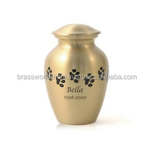Simple Red Brass Pet <b>Funeral</b> Urn By Brassworld India By Brassworld India <b>Funeral</b> <b>Supplies</b> - Product Image 6