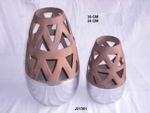 Bola decorativa de aluminio fundido, acabado en dos tonos, pulido y decoración del hogar, artesanía de Metal - Product Image 4