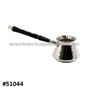 Solid Handle Turkish Coffee <b>Pot</b> Designer Turkish <b>Pot</b> Made in INDIA - Product Image 5