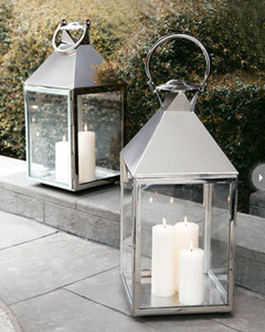 Lanterne en verre d'acier inoxydable faite à la main avec la couleur et la taille adaptées aux besoins du client pour la décoration à la maison et de mariage - Product Image 6