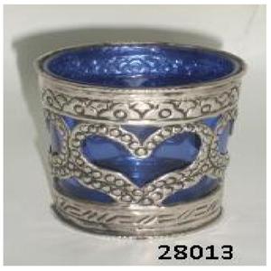 Decorative Glass & Brass <b>Tealight</b> Votive with Cut Shape at Stock Luxury Very Cheap Wholesale Rate - Product Image 2