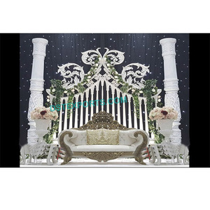 Decoraciones de escenario para bodas, juego de escenario asiático, el mejor escenario con temática de pavo real, última tendencia - Product Image 1
