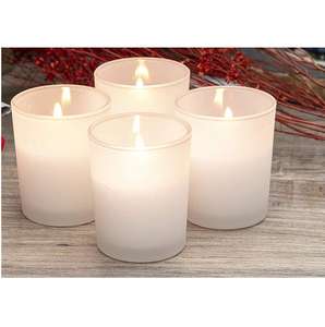 Frasco de vidrio transparente votivo, portavelas para bodas, fiestas y decoración del hogar - Product Image 3