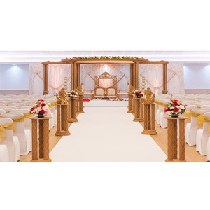 Shahi ชุดแต่งงานทำจากไม้ Puja Mandapam,ชุด Mandap ทำจากไม้สำหรับงานแต่งงานงานไม้แกะสลักสวยงาม - Product Image 1