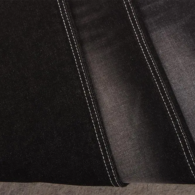 denim jeans fabric factory 12oz cotton spandex black men jeans trousers denim fabric