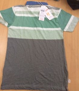 Polo de algodón de colores mezclados para hombres para adultos Temporada de primavera Medio stock superior Lote de ropa - Product Image 2