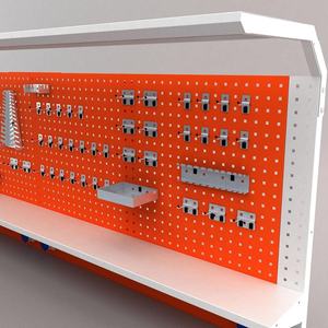 Établi avec supports et tiroirs en métal - Product Image 3