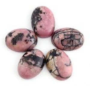 Haute qualité rhodonite ovale bijoux pendentif pierre ovale Cabochon bijoux pierre naturelle guérison cristal pierres précieuses grossiste - Product Image 3