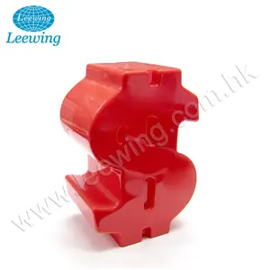 Caja de plástico para ahorro de dinero, en forma de Euro, señal de dólar - Product Image 2