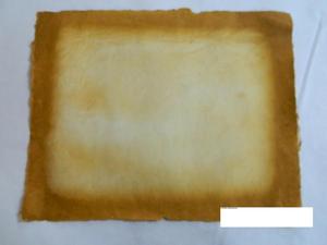 กระดาษทำมือสีชาแบบโบราณ - Product Image 2