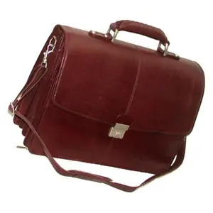 Sac de conférence en cuir véritable pour homme avec serrure suisse Amiet - Product Image 1