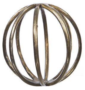 Boule décorative en fer, SCULPTURE de boule, décoration artisanale pour la maison - Product Image 5