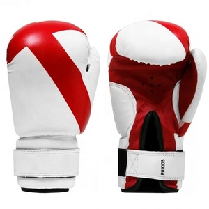 Gants MMA professionnels avec logo personnalisé de 8oz pour l'entraînement Muay Thai Gants de boxe étanches en cuir PU à ajustement personnalisé - Product Image 1