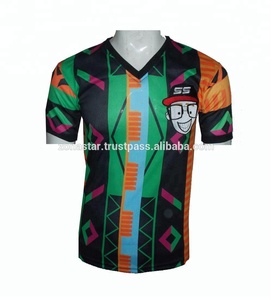 เสื้อยืดลำลองคอกลมใส่ได้ทั้งชายและหญิงผ้าคอตตอน100% ขนาดใหญ่พิเศษพิมพ์ลายปักดีไซน์ว่างเปล่าสีดำ - Product Image 6