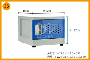 Taiwan ABS Plastic Mini Shoe Locker Cabinet - Product Image 6